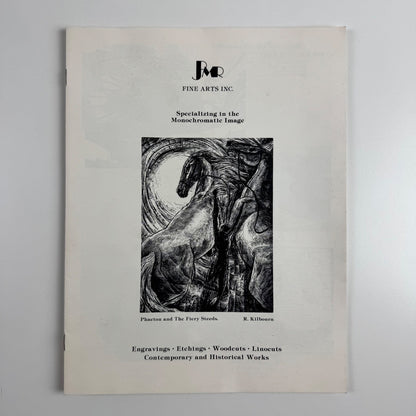 Leaflet for engravings, etchings, woodcuts, linocuts. Contemporary and Historical Works | Peter J. Mortimer-Rae Fine Arts, Calgary