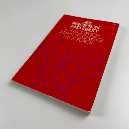 Art, perception and reality by E.H. Gombrich, Julian Hochberg, Max Black | The John Hopkins University Paperbacks, 1973
