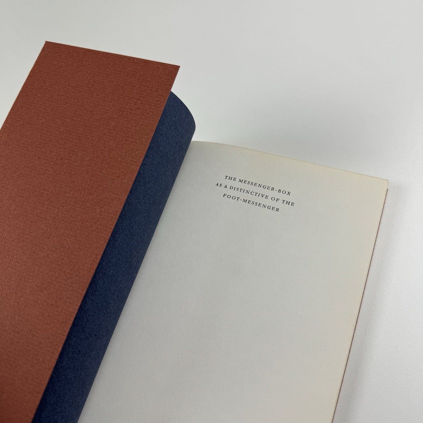 The Messenger-Box as a Distinctive of the Foot-Messenger by R.E.J. Weber, 1972