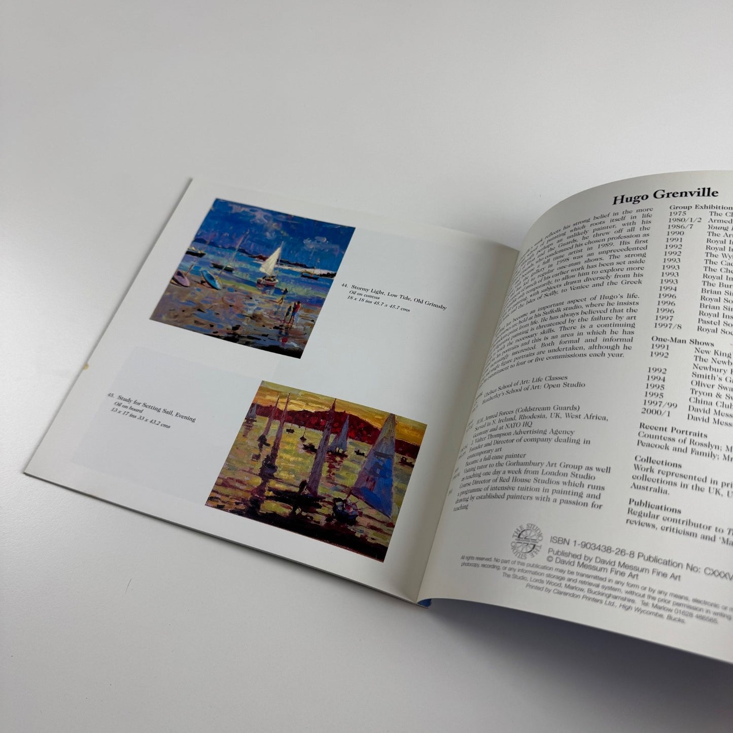 Hugo Grenville on Tresco | Messum's, 2002