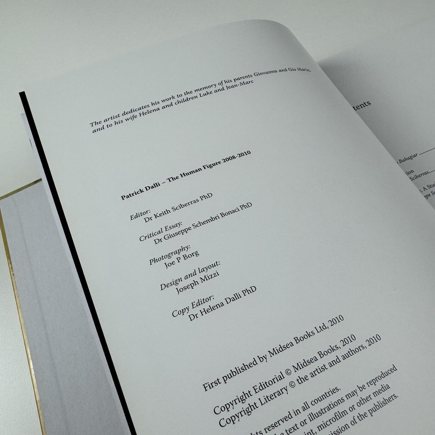 Patrick Dalli. The Human Figure | Ed. Keith Sciberras | Midsea Books, 2010