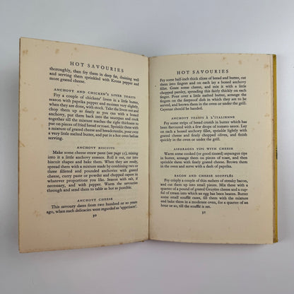 Ambrose Heath Good Savouries | Faber & Faber, 1937 reprint. Edward Bawden illustrations