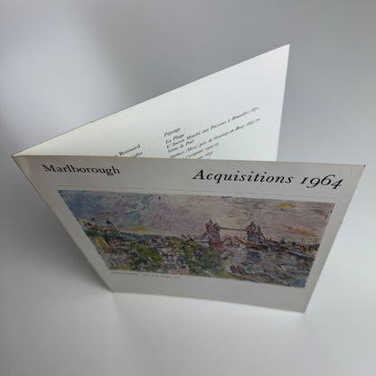 Acquisitions 1964 | Marlborough Fine Art Kokoschka cover