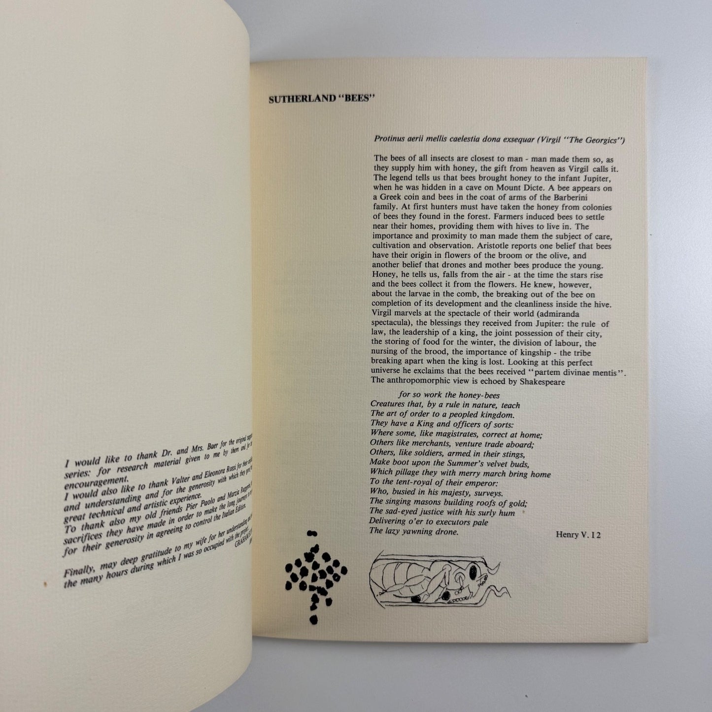 Sutherland "Bees" | Marlborough Fine Art and 2RC - Editrice, Rome June-July 1977