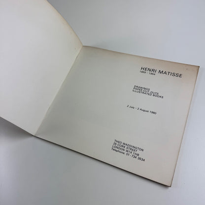 Henri Matisse Drawings paper cut-outs, illustrated books | Theo Waddington, 1980