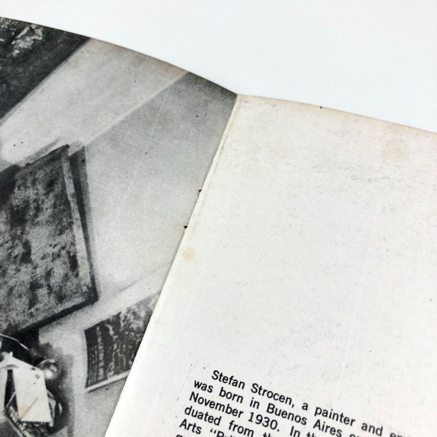 Stefan Strocen exhibition catalogue | Drian Galleries, 1965?