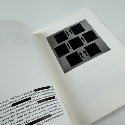 Kay Rosen. Painting 1990. Little Critic Pamphlet Three Victoria Miro Gallery
