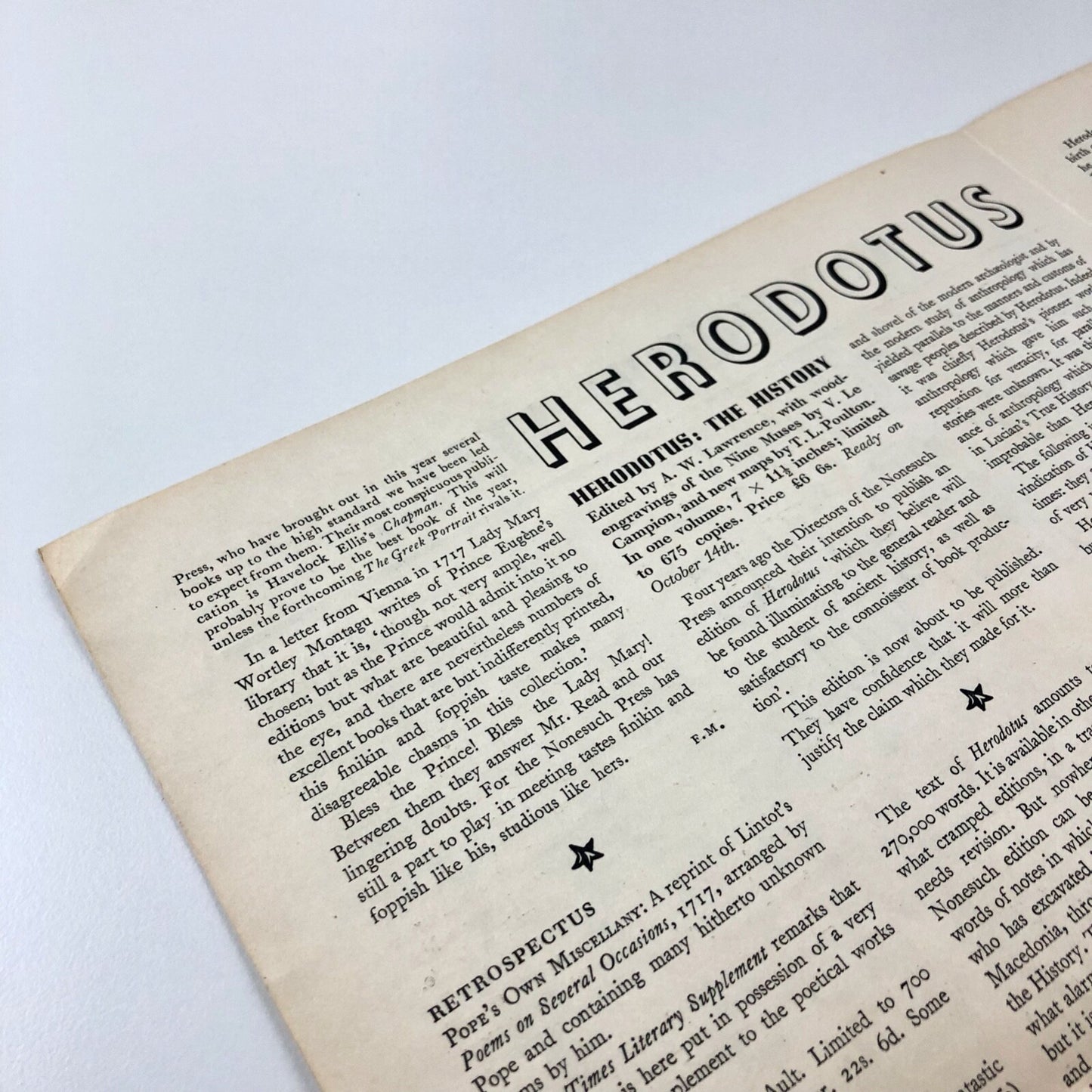 Nonesuch News – Autumn 1955 Nonesuch Press