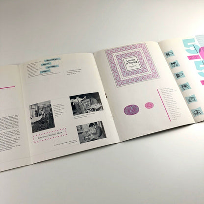 Student Design and Printing in Surrey | Leaflet | Guildford School of Art 1957-8