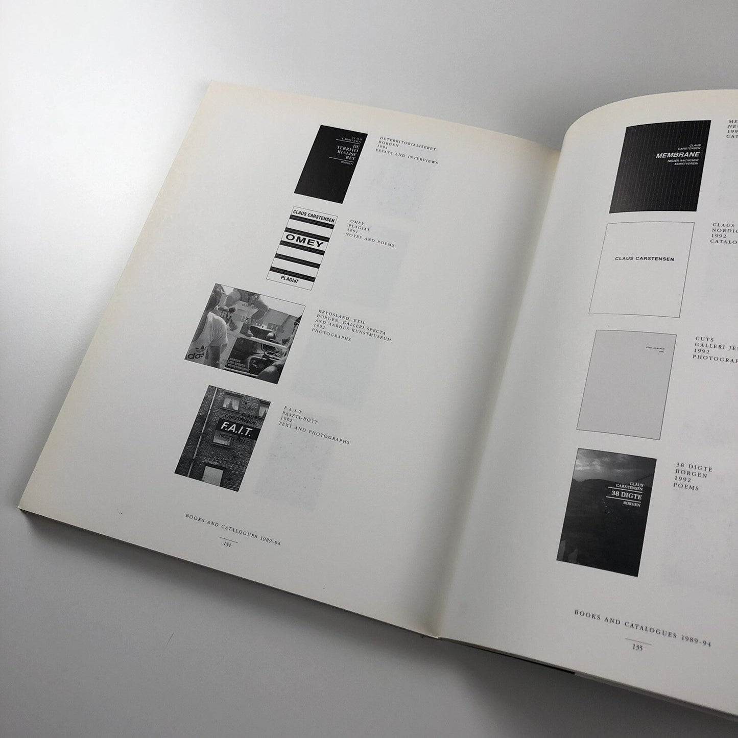 Claus Carstensen – The Sao Paulo Project And Related Work| Exhibition catalogue, 1992-94