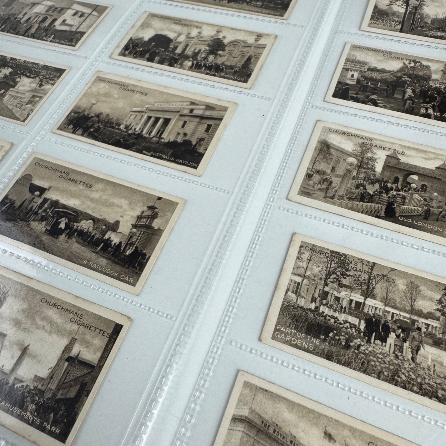 Set of 25 Churchman’s Cigarette cards relating to British Empire Exhibition 1924