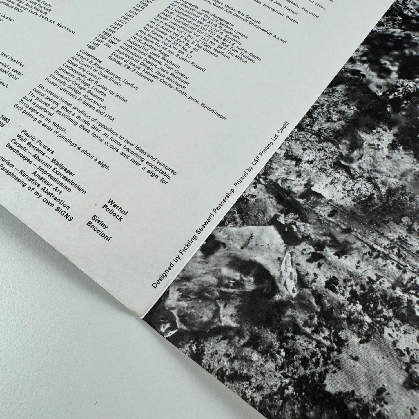 Terry Setch | Oriel, Cardiff, 1976 exhibition leaflet