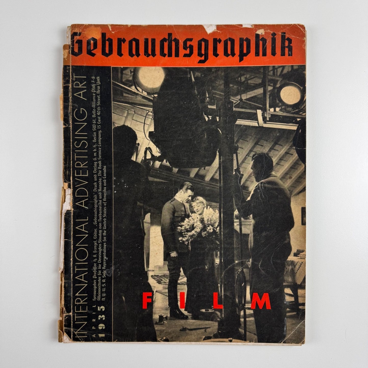 Gebrauchsgraphik International Advertising Art. April 1935 edited by Professor HK Frenzel
