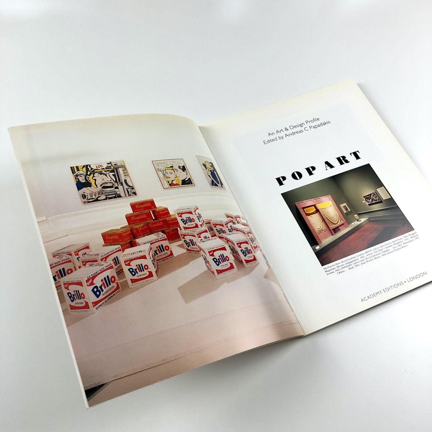 Pop Art. Art and Design Profile | Edited by Andreas C. Papadakis, 1992