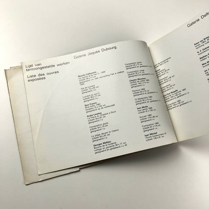 Balans. Foire d’Arte moderne 1964. Moderne kunstbeurs | Stedelijk museum Schiedam