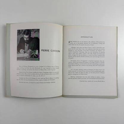 Pierre Carron. First London exhibition of paintings | Crane Kalman Gallery, 1961
