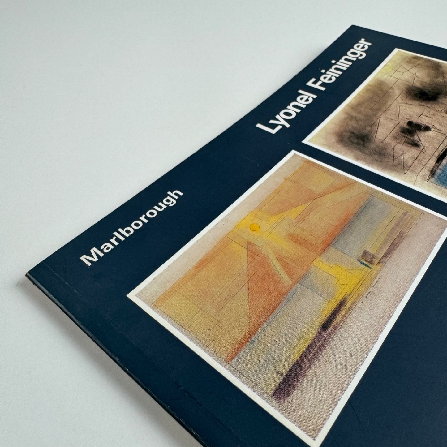 Lyonel Feininger. Drawings and watercolours | Marlborough Sep/Oct 1968 cat.238 typography by Gordon House