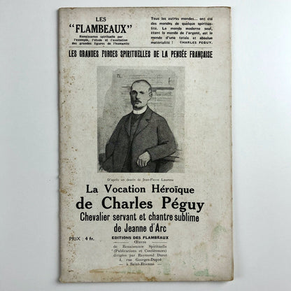 La Vocation Héroïque de Charles Péguy | Editions des Flambeaux 1941