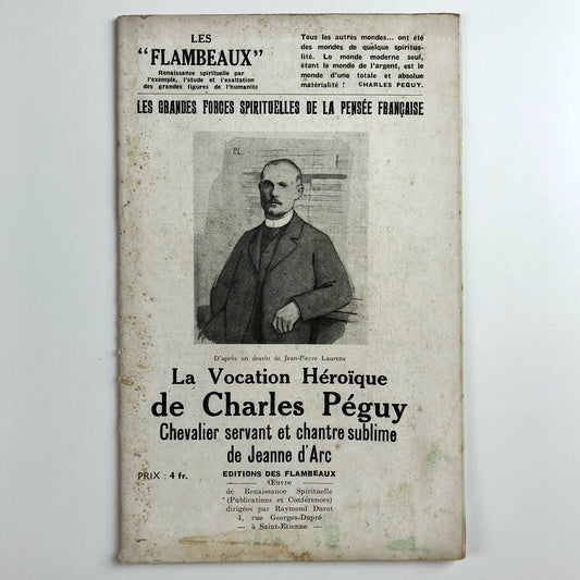 La Vocation Héroïque de Charles Péguy | Editions des Flambeaux 1941