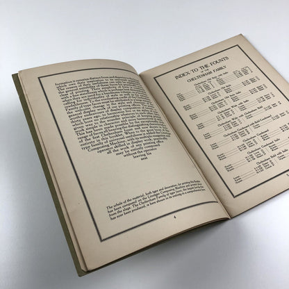 The Linotype Cheltenham Family type specimen brochure | April 1927