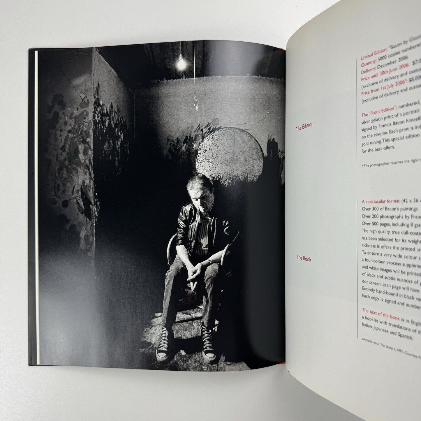 Francis Bacon by Francis Giacobetti | Promotional catalogue and DVD | Christie's, 2005