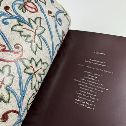 The Pearl Carpet of Baroda | Sotheby's sale catalogue, Doha, 19 March 2009