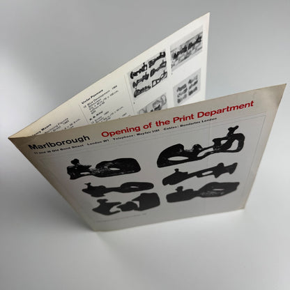 Opening of the Print Department | Marlborough 1965/6 cat.149 design by Gordon House
