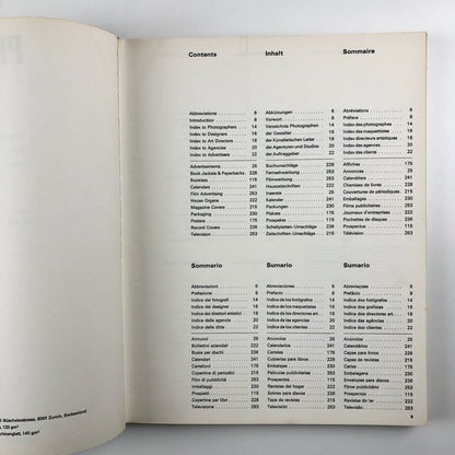 Photographis '71 | International Annual of Advertising Photography | Walter Herdeg