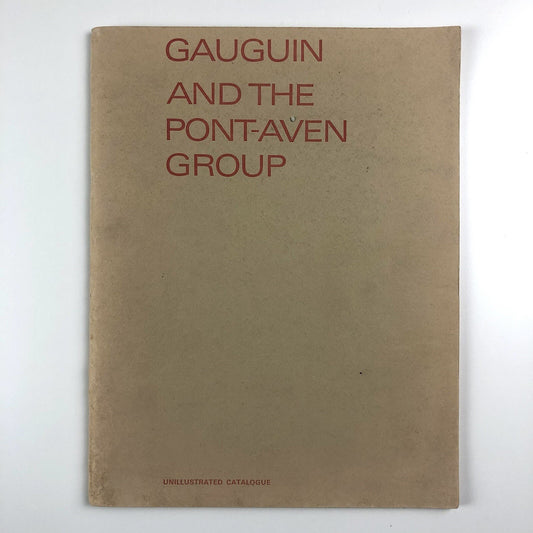 Gauguin and the Pont-Aven Group | Tate Gallery catalogue, 1966
