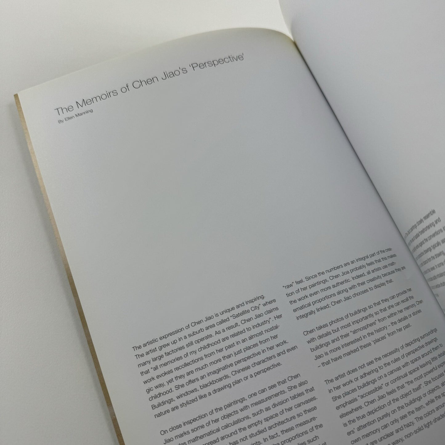 Chen Jiao | Art Scene Beijing/Shanghai catalogue, presumed 2007 | Translated by Ellen Manning