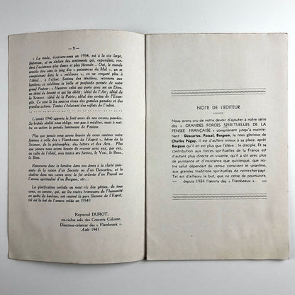 La Vocation Héroïque de Charles Péguy | Editions des Flambeaux 1941