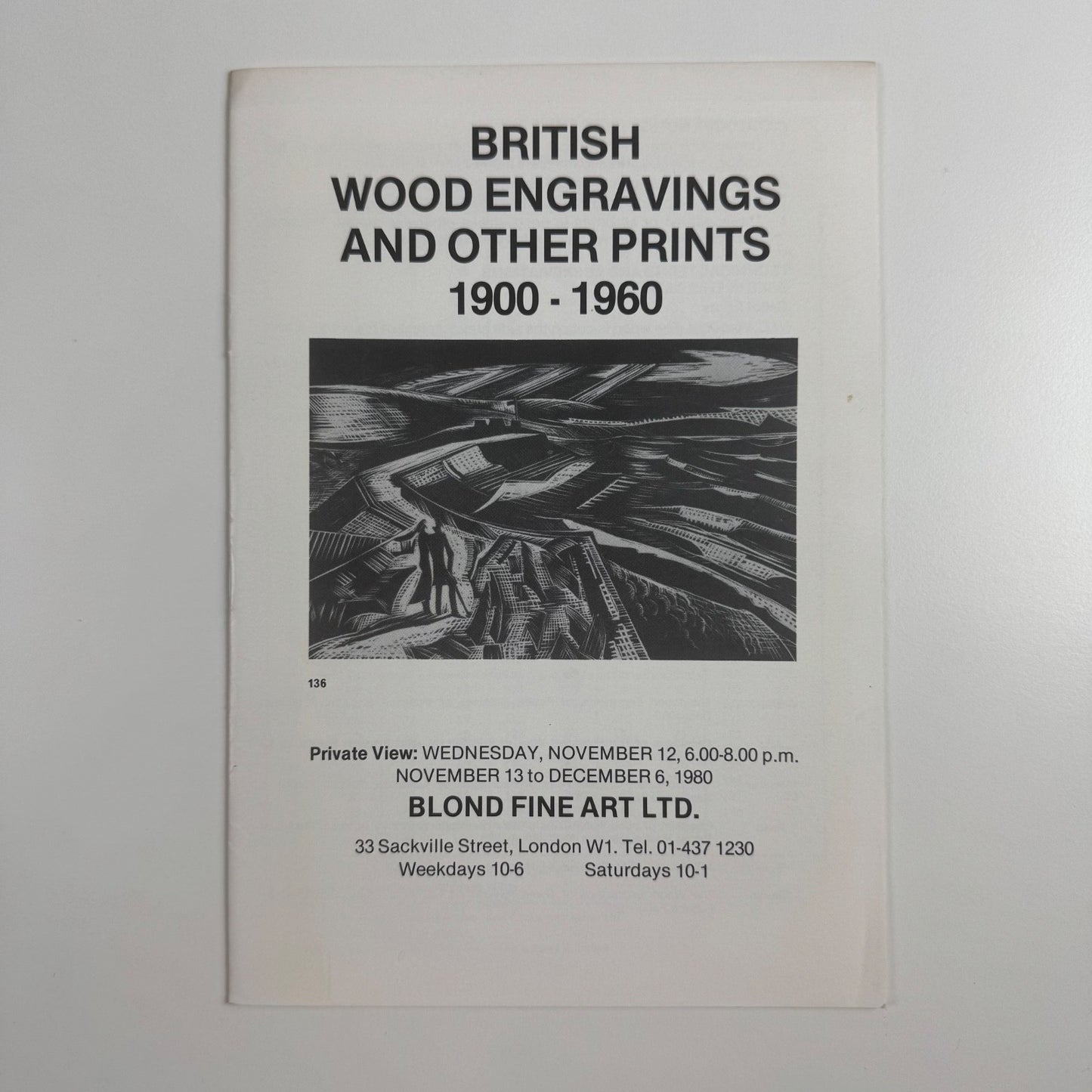 British Wood engravings and other prints 1900-1960 | Blond Fine Art 1980
