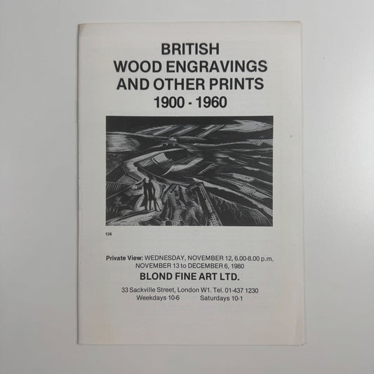 British Wood engravings and other prints 1900-1960 | Blond Fine Art 1980