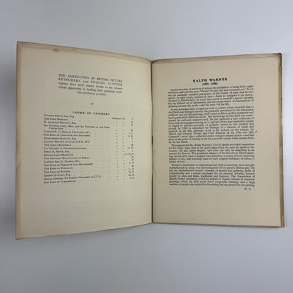 Masterpieces of Dutch and Flemish Paintings. Loan exhibition in memory of Ralph Warner | Eugene Slatter 1949