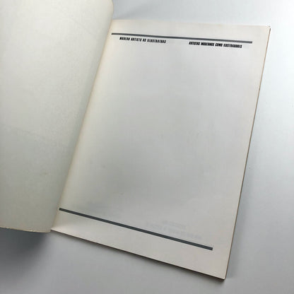Modern Artists as Illustrators by Riva Castleman | MOMA New York catalogue, 1980
