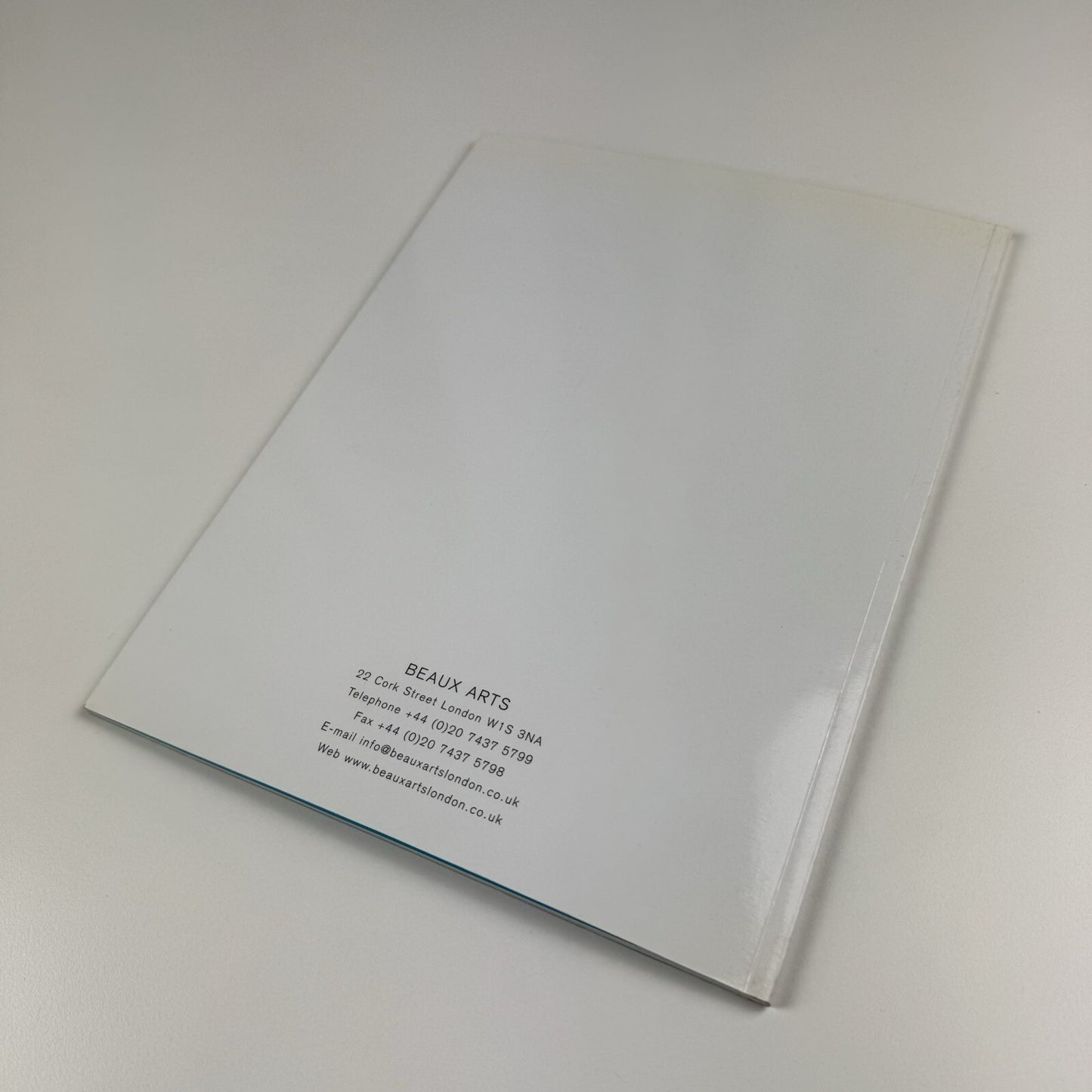 Mauro Perruchetti | Beaux Arts 2004 – exhibition catalogue, with private view invite