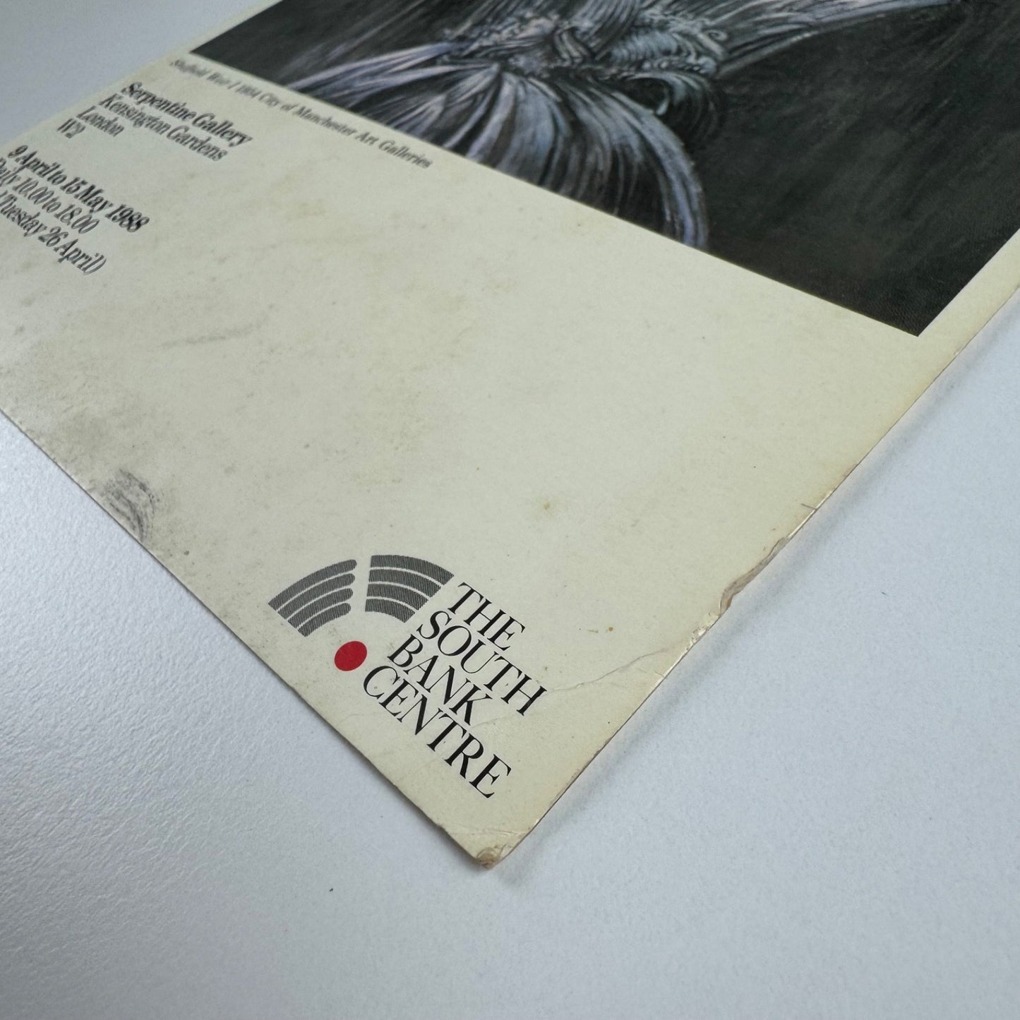 Promotional card for Edward Middleditch | Arts Council Serpentine Gallery 1988