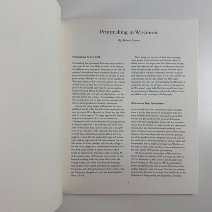 150 years of Wisconsin Printmaking by Andrew Stevens Elvehjem Museum of Art 1988