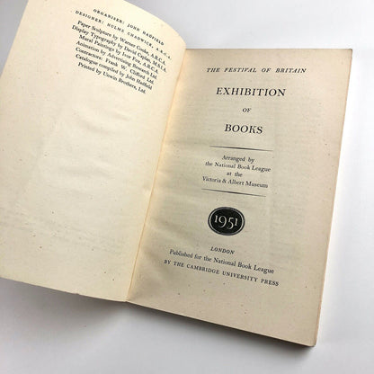 Festival of Britain – Exhibition of Books catalogue | V&A, 1951