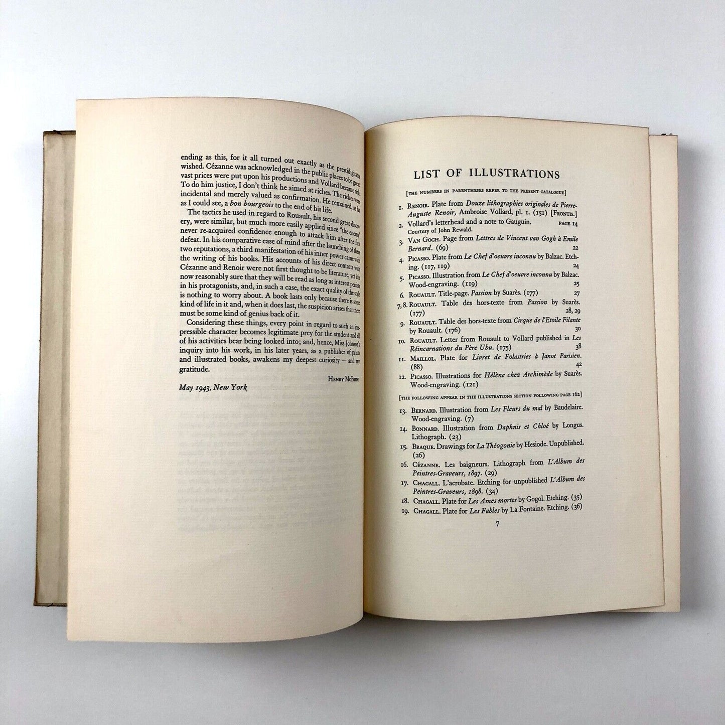 Ambroise Vollard Editeur 1867-1939 – An appreciation and catalogue by Una E. Johnson, Curator of Prints and Drawings, The Brooklyn Museum, 1944 | Wittenborn and Company, New York (1949)