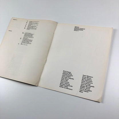 Karel Appel | Galerie Charles Lienhard Zurich catalogue | Dec 1959 - Jan 1960