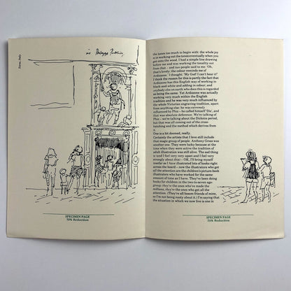 Leaflet to promote: Sketchbook Drawings by John Lawrence | Cover Cranks Restaurant