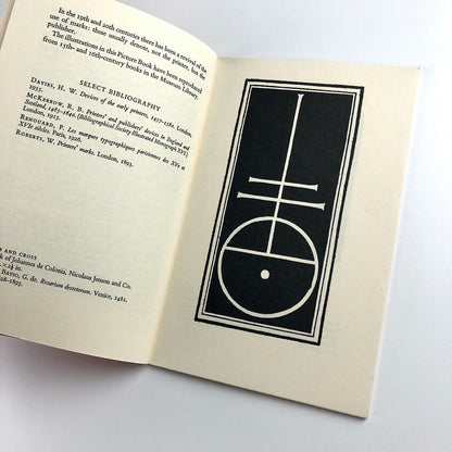 Early Printers' Marks | Victoria & Albert Museum / HMSO, 1962
