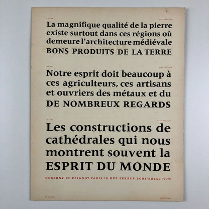 Méridien Gras type specimen leaflet | Deberny et Peignot | Adrian Frutiger 1953?