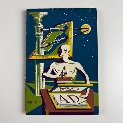 AD Vol 8 No. 1 October/November 1941 cover design by Harry Sternberg