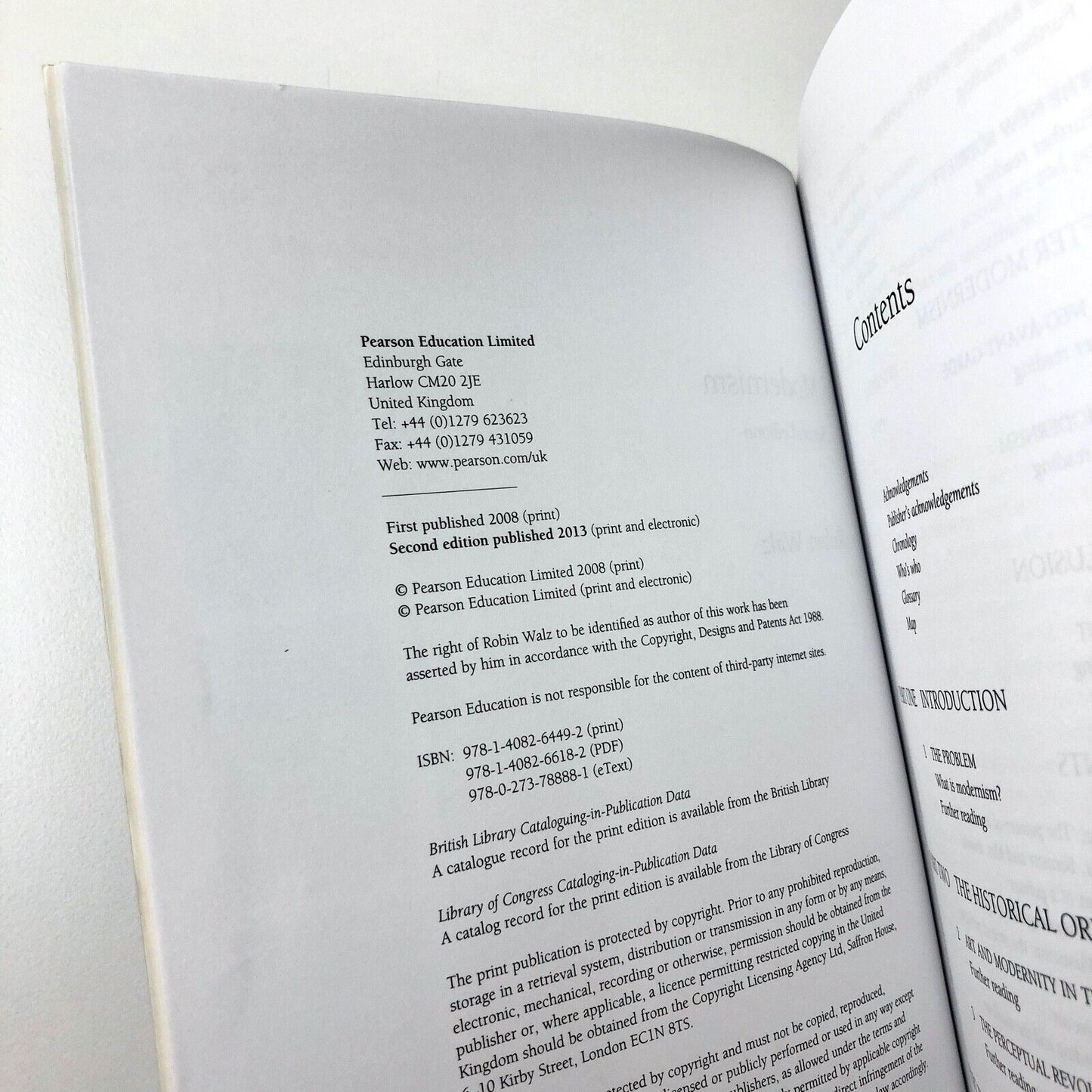 Modernism by Robin Walz | Pearson Education Ltd | 2nd edition, 2013