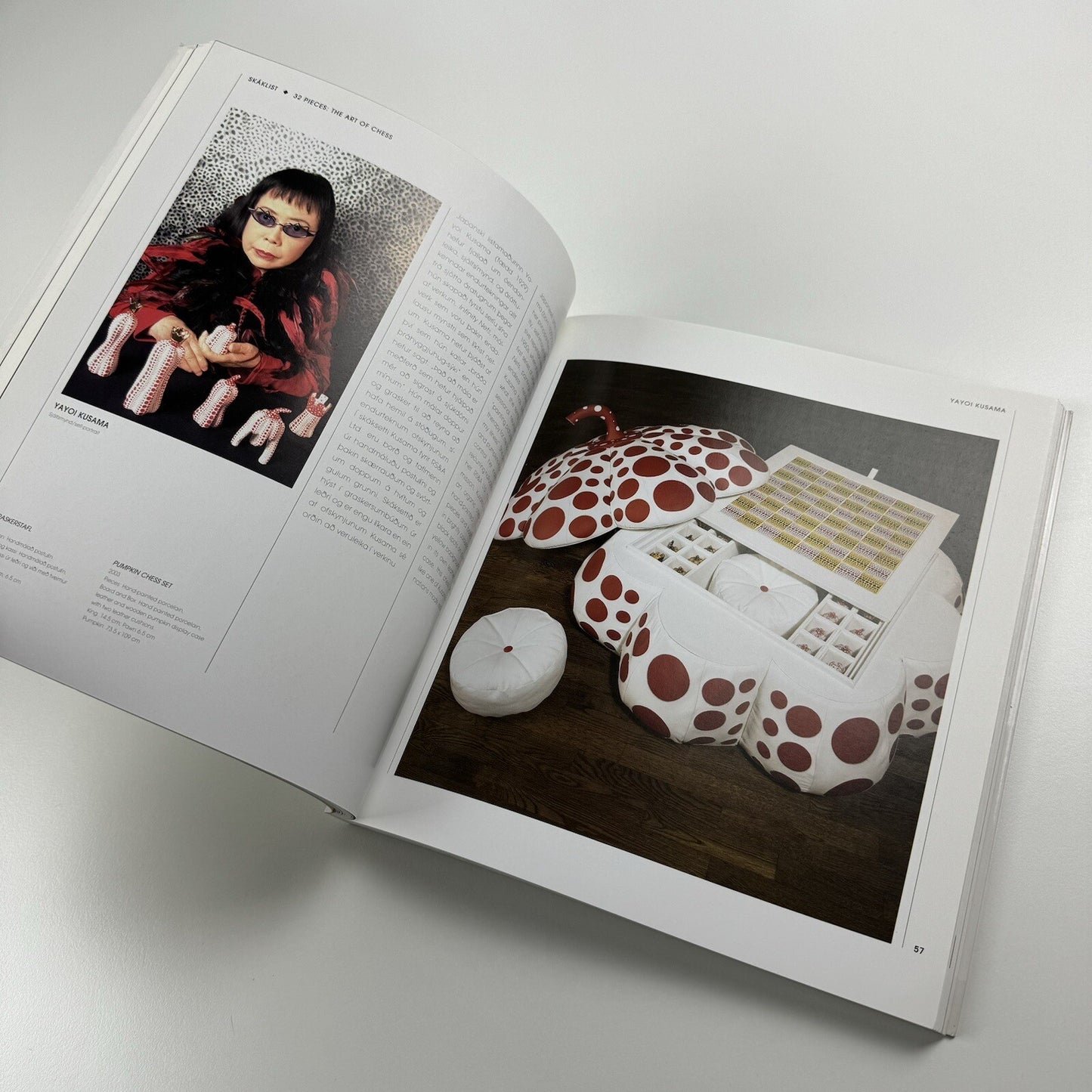 Skáklist. 32 Pieces: The Art of Chess | Reykjavik Art Museum catalogue, 2009