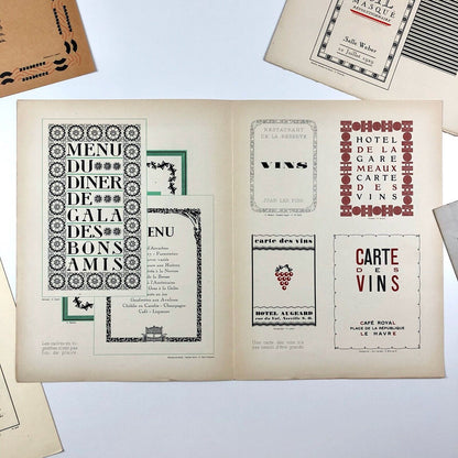 Divertissements Typographiques Tome 1, Travaux De Ville | Deberny et Peignot type folder and ephemera