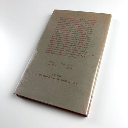 The Early Printers' Chapel in England by F C Avis | Limited edition 1971
