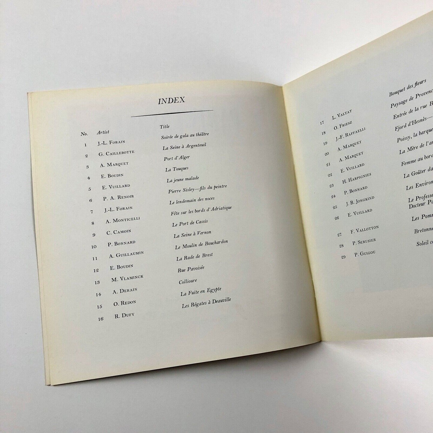 Paris-Londres exhibition catalogue, May 1969 | Arthur Tooth & Sons Ltd